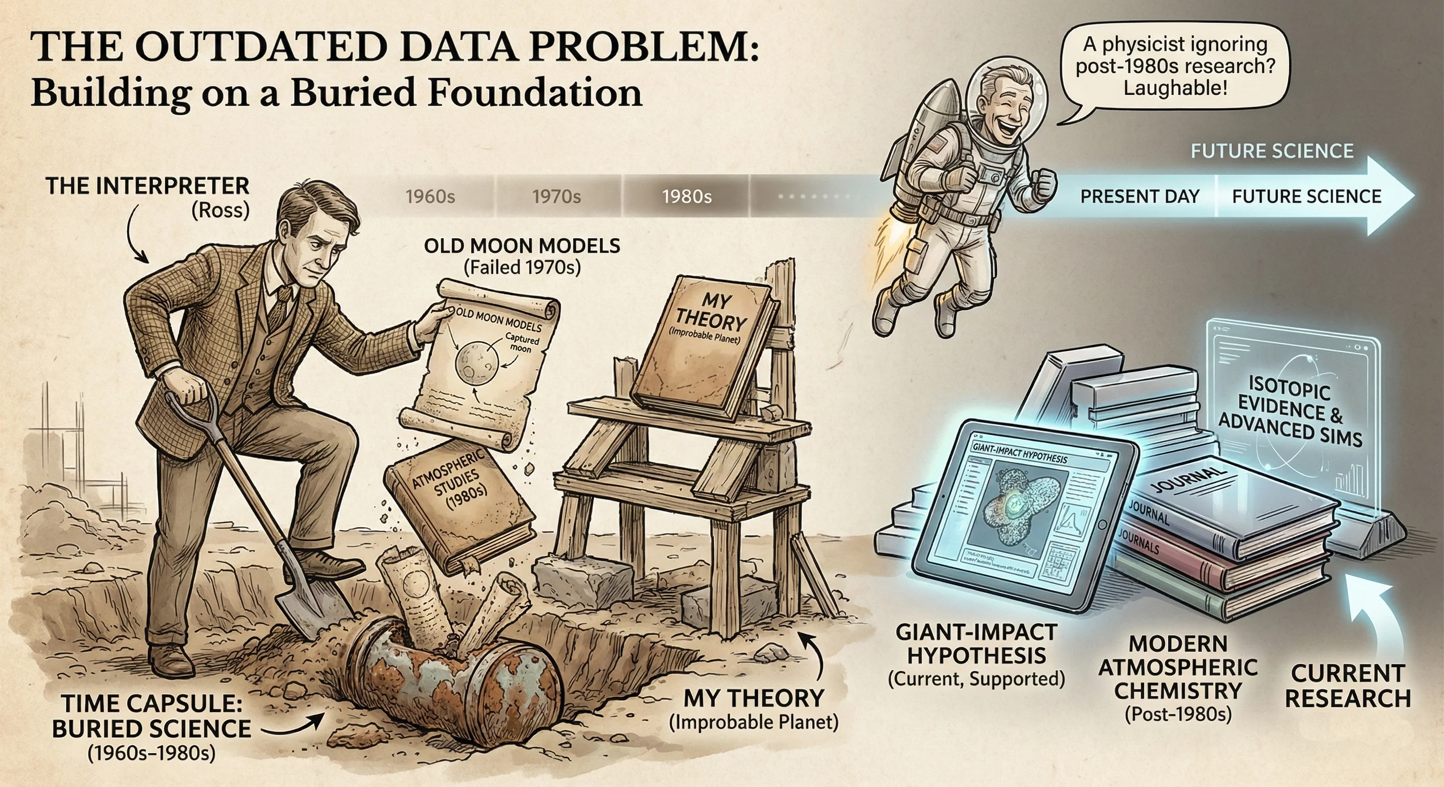 Diagram showing how Ross uses outdated data
